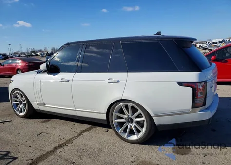 2016 Land Rover Range Rover Hse z USA, uszkodzony, nr VIN SALGS2KF6GA273012